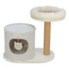 Arbre a chat filia avec niche en feutre couleur creme — TRIXIE — vue 1