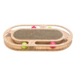 Plateau griffoir en bois avec balles — TRIXIE — vue 1